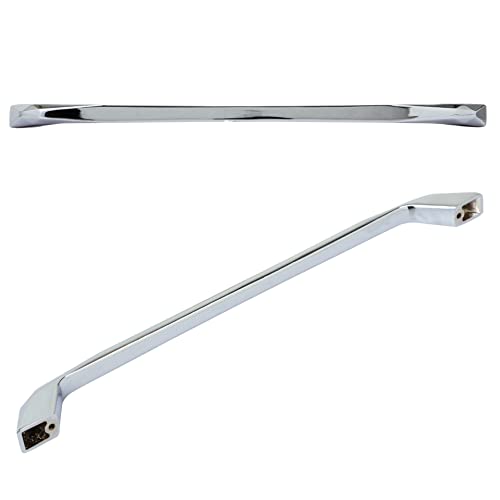 Image of Atom 12.8 inches Zinc Pull Handle | CPPT Finish | Office Wardrobe Furniture Kitchen Drawer Cabinet Push Bar, 229, Pack of 20