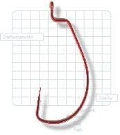 Gamakatsu Worm Offset Ewg NS Black Hook Size 3/0 25 Per Pack