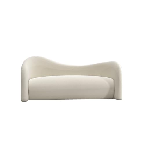 Canapé incurvé, canapé moderne demi-lune du milieu du siècle pour salle d'attente, bureau, salon