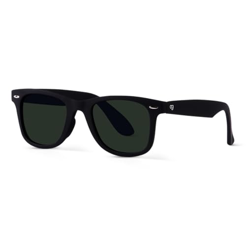 Woggles Black Full Rim Wayfarer Sunglasses - Image 2