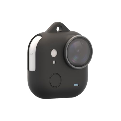 Funda protectora de silicona para Insta360 GO Ultra negra miniatura 2