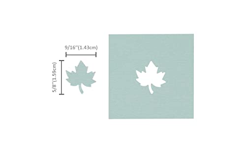 Bira Craft 5/8 Inch Maple Leaf Shape Lever Action Craft Punch, Autumn Punch, Halloween Punch, For Paper Crafting Scrapbooking #TOP1