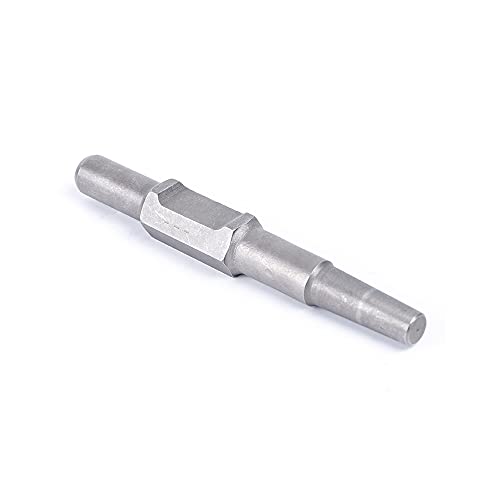 Heavy-Duty Tamping Rammer for 65/95/125 Electric & Petrol Pickaxes, Manganese Steel Compactor Base Plate with Shank for Soil & Foundation Compaction