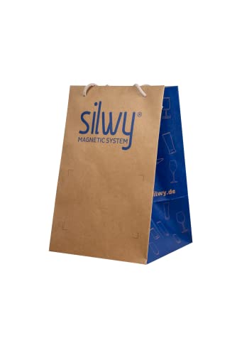 silwy® Geschenktasche - kompakte, hochwertige Tasche mit Kordel zum Selberbefüllen - rutschfeste Campinggläser, Boot- und Yachtzubehör Cover