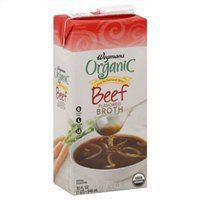 Wegmans Beef Broth, Organic, Low Sodium, 32oz (Pack of 4)