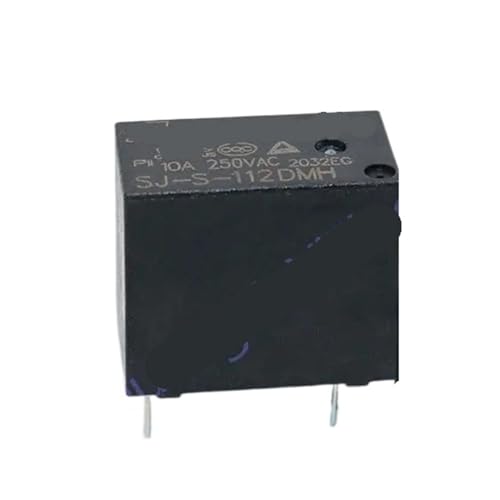 Relé de 4 pines 12V para reparar placas electrónicas y automatizar luces domésticas SJ-S-112DMH