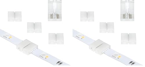 Image of Armacost Lighting 790720 RGB + White LED Tape Light Connector, 5 Count (Pack of 2)