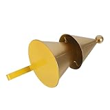 Angoily Support de Chaussettes de Cheminée en Métal Doré Crochet Antidérapant Lesté S...