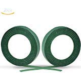 DECORA Floral Paper Tape 1/2 x 30 Yards Premium Quality Flower Stem Wrap Tape for Bouquet Stem Wrapping and Floral Crafts (Dark Green - 2 Packs)