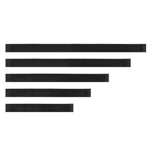 ZXUPOI 5 PCS Strisce Auto Organizer Bagagliaio Auto Nero Flessibile e Resistente Car Organizer Bagagliaio per Il Fissaggio di Oggetti in Auto per Lo Stoccaggio e l'organizzazione