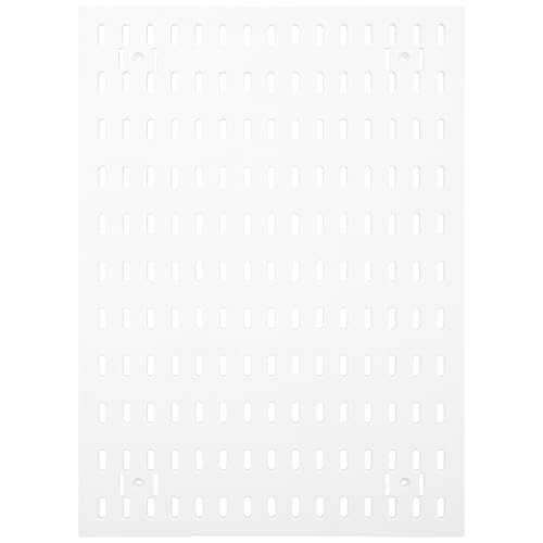 Organizador de tablero perforado blanco grande estante de pared multifuncional