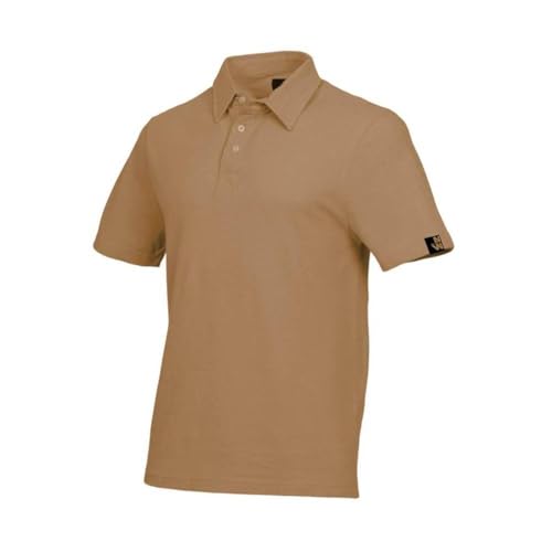 D-Work Polo de Travail Chuck - Taille M - Camel - Résistant et Confortable