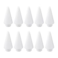 YINETTECH Ersatzstiftspitzen für kapazitive Stifte, hohe Empfindlichkeit, Ersatzstiftspitzen, kompatibel mit kapazitiven Touchscreen-Geräten, Weiß, 10 Stück