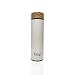 Blup Botella de Agua Acero Inoxidable Termo Infusionador - 500ml - Blanca Madera Bambú - Doble Pared Aislamiento Térmica para Gimnasio, Oficina, Té, Niños, Bici, Deporte | Reutilizable Frio/Calor