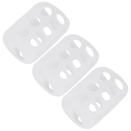 HAMPPLIES Funda Protectora Antideslizante de Silicona para Biberón de Vidrio 120ml, 3 Piezas, Funda Aislante Térmica Resistente a Altas Temperaturas para Alimentación de Ñiño