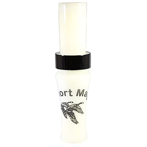 Tim Grounds Short Mag Canada Goose Call with Triple Crown Guts - Ivory Acrylic