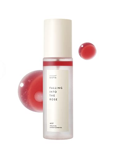 Sioris Falling Into The Rose Mist 3.38 Fl Oz 100Ml 3In1 Multi-Care Mist Toner+Mist+Serum For Hydration And Oil Balance Certified By Cosmos Organic And Vegan Korean Skincare Gift #TOP2
