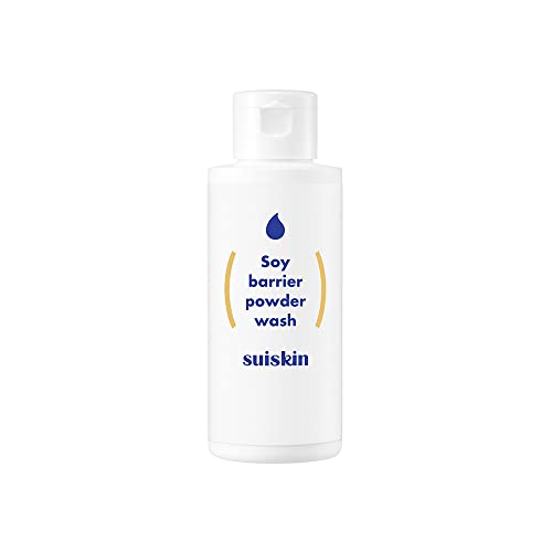 Suiskin Soy Barrier Powder Wash | Daily Exfoliation, Eznyme Face Cleanser, Frgrance&Cruelty Free #TOP1