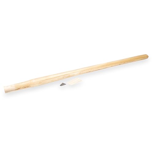 Image of VAUGHAN 67393 36 Inch Oval Eye Hickory Sledge Hammer Replacement Handle, VN67393W