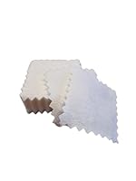 100 Stück 5x5cm Fusselfreie Mini Baumwolltücher Cotton Laufreiniger Patches Reinigungstücher für Fausfeuerwaffen Büchsen Gewehre Flinten Karabiner zum Reinigen Ihrer Waffe aus Reiner Baumwolle