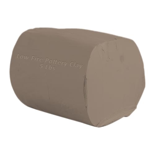 TORISING Low Fire Stoneware Pottery Clay 5Lbs Cone 04-06 for Wheel Throwing and Hand Building Sculpting and Advanced (Gray)