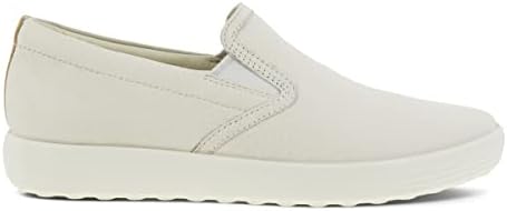 ECCO Women's Soft 7 Casual Slip On Sneaker, White/Powder, 11-11.5 | Image 4