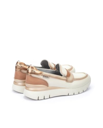 Pikolinos Para Mujer. W9C-3882C1 Mocasines De Piel Asturias Beige (40), Plano, Ninguno, Casual - 3