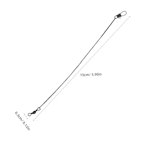 LIOOBO 50pcs accesorios para pesca profesionales miniatura 2