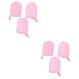 Housoutil 6 Piezas Guantes De Lavado De Cuerpo Guante Exfoliante Paño De Lavado De Cara Toallas Desmaquillantes Toallitas Para Lavarse La Cara La Manopla Rostro Almohadilla Facial Perder