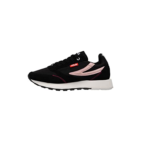 FILA - Run Formation wmn, Zapatillas, Black-Pale Rosette,