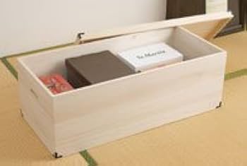 Amazon｜桐衣装箱 深型1段 高さ35cm 桐天然木 日本製 HI-0005