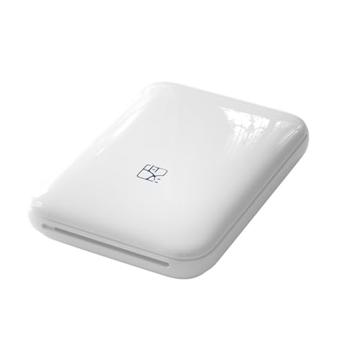 siduytin Mini y práctica Impresora fotográfica portátil, conexión inalámbrica Bluetooth, grabación de Momentos Hermosos, Impresora a Color ABS