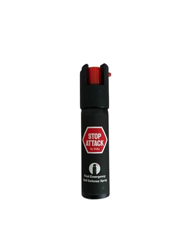 Spray Anti-Agresión Stop Attack 20 ml - La Solución Definitiva para una Máxima Seguridad - Efectivo, Rápido y Disuasorio - Permite Detener e Identificar - Alcance de 4 Metros