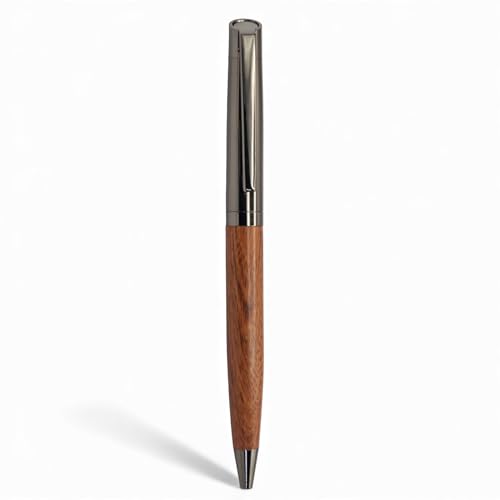 Image of Venti Gold Trim Roller Ball Pen| Black Body Color | Ink Color - Blue | Novel Gifts For Professionals | Premium Pens For Personal & Professional Use (5A-10, Blue)
