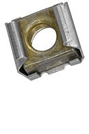 M5 Cage Nuts, Steel, (Quantity: 200), Steel, Surface: Zinc Plated Blue (Nut)