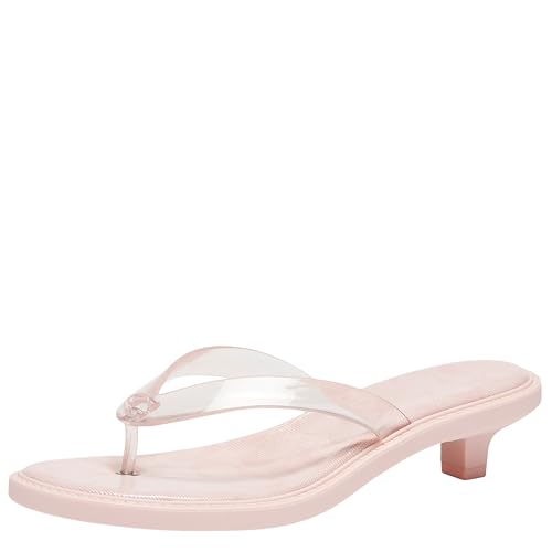 COACH Sandales Jelly Flip Flop pour femme, chaussures d'été légères et souples