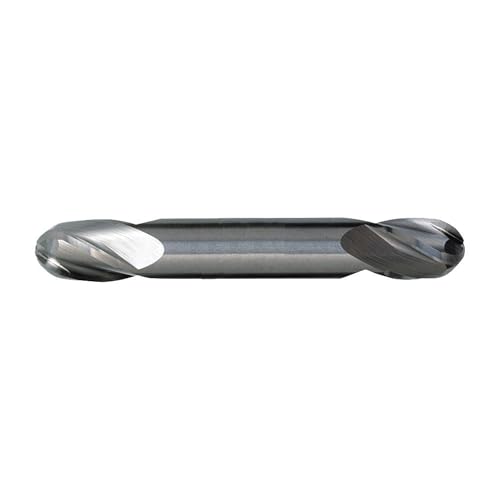 Greenfield Industries - C60316 - Ball End Mill, 1/2 in, Carbide, Bright (Uncoated), Non-Coolant Through