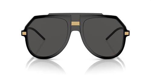 Dolce & Gabbana DG 6195 Shiny Black/Grey 45/14/145 men Sunglasses