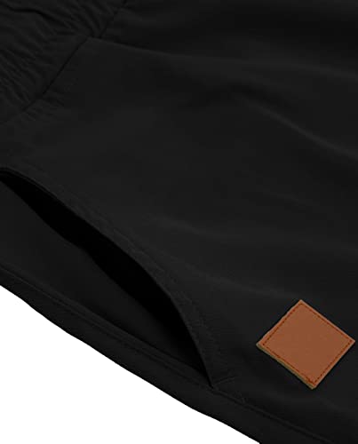 Men's Casual Classic Fit Athletic Workout Golf Cotton Cargo Shorts With 4 Pockets for Summer Beach3