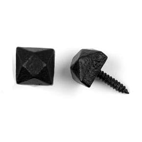 Cast Aluminum Decorative Square Clavos, 34 inch, Pack of 5