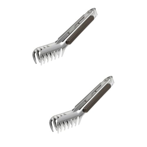 Pinza para pasta inoxidable que evita resbalones con mango antideslizante 2