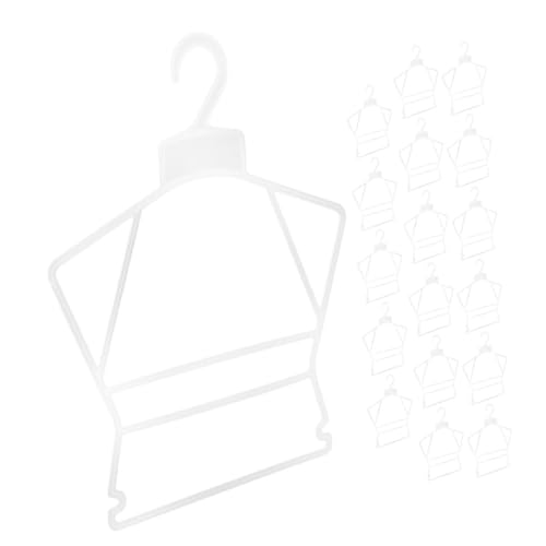 HEALEEP Plastic Boys and Girls Hangers 20pcs Children's Hangers Nursery Decor Baby Clothing Rack