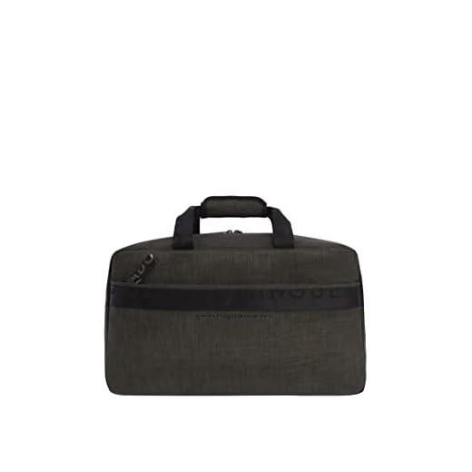 Adolfo Dominguez Eider-Bolsa de Viaje para Hombre y Mujer, Weekender-Maleta de Mano, Color Verde