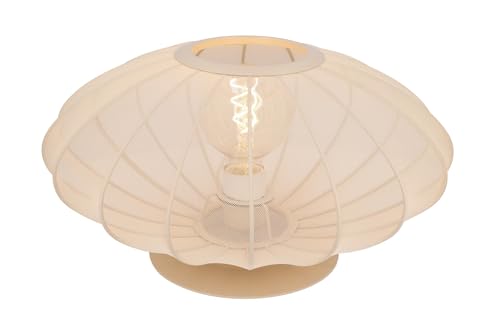 Preisvergleich Produktbild LUCIDE CORINA - Tischlampe - Ø 40 cm - 1xE27 - Beige