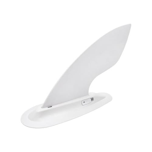 Aileron de planche à pagaie gonflable central unique noir de 9 pouces pour le surf