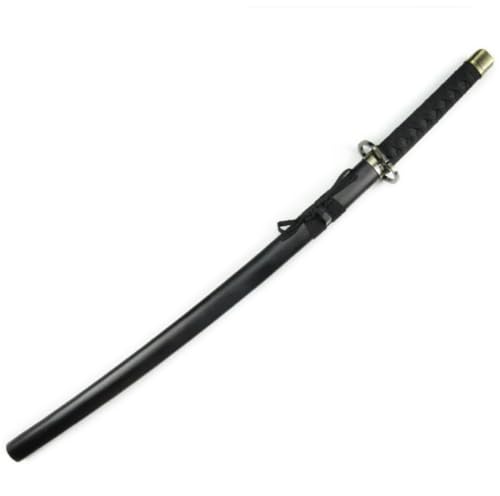 SKEIDO 1pcs Demon Slayer Bamboo Sword Model 1: 1 Cosplay Blade Weapon Prop with Sheath for Anime Ninja Role Playing Toys for Kids and Adults
