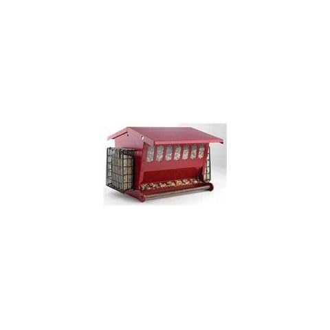 Seeds-N-More Feeder For Birds - 2.5Gallon - Red Cover