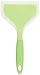 Minchsrin Silicone Wrapped Plastic Fish Spatula Pancakes Shovel Non-Stick Heat-Resistant Wide Flat Turner For Egg Tamales Pizza (Green)