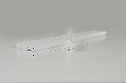 Heißklebesticks 11 mm für Klebepistolen, Ø 11 x 250 mm, 1 kg