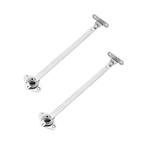 Cabinet Drop Down Hinges, Cabinet Door Loft Hatch Lid Stay Support Hinge, Furniture Close Hardware for Cupboard Wardrobe, Pack of 2 [6 Inch]